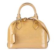 Louis Vuitton Vintage Pre-owned Laeder handvskor Beige, Dam