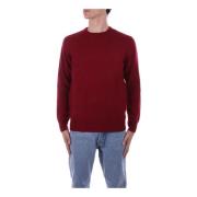 Saint Barth Bordeaux Logo Sweater Regular Fit Red, Herr