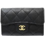 Chanel Vintage Pre-owned Laeder plnbcker Black, Dam