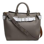 Burberry Vintage Pre-owned Laeder handvskor Gray, Dam