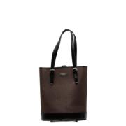 Burberry Vintage Pre-owned Tyg axelremsvskor Brown, Dam