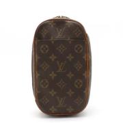 Louis Vuitton Vintage Pre-owned Canvas axelremsvskor Brown, Dam