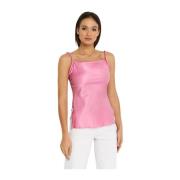 Nanushka Rosa Camisole Top Pink, Dam