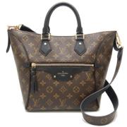 Louis Vuitton Vintage Pre-owned Canvas handvskor Brown, Dam