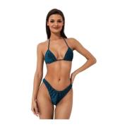 Reina Olga Blå Triangel Bikini Set Blue, Dam