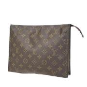 Louis Vuitton Vintage Pre-owned Canvas kuvertvskor Brown, Dam