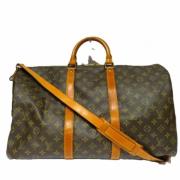 Louis Vuitton Vintage Pre-owned Canvas handvskor Brown, Dam