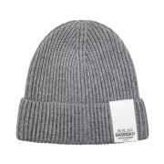 Ruslan Baginskiy Grå Monogram Beanie Vintermössa Gray, Dam