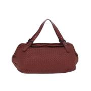 Bottega Veneta Vintage Pre-owned Laeder totevskor Red, Dam