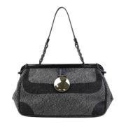 Bottega Veneta Vintage Pre-owned Canvas handvskor Black, Dam