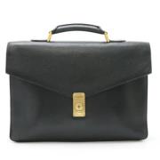 Chanel Vintage Pre-owned Laeder portfljer Black, Dam