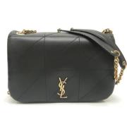 Yves Saint Laurent Vintage Pre-owned Laeder axelremsvskor Black, Dam