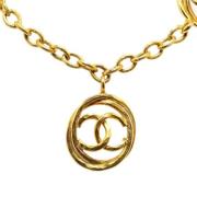 Chanel Vintage Pre-owned Metall chanel-smycken Yellow, Dam