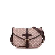 Louis Vuitton Vintage Pre-owned Canvas axelremsvskor Pink, Dam