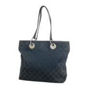 Gucci Vintage Pre-owned Canvas gucci-vskor Blue, Dam