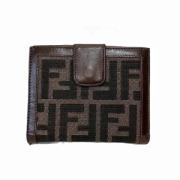 Fendi Vintage Pre-owned Laeder plnbcker Brown, Dam