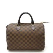 Louis Vuitton Vintage Pre-owned Canvas handvskor Brown, Dam