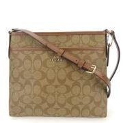 Coach Pre-owned Pre-owned Plast axelremsvskor Brown, Dam