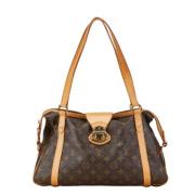 Louis Vuitton Vintage Pre-owned Canvas handvskor Brown, Dam