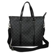 Louis Vuitton Vintage Pre-owned Canvas handvskor Black, Dam