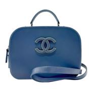 Chanel Vintage Pre-owned Laeder chanel-vskor Blue, Dam