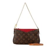 Louis Vuitton Vintage Pre-owned Canvas handvskor Red, Dam