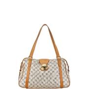 Louis Vuitton Vintage Pre-owned Canvas handvskor White, Dam