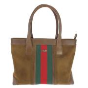 Gucci Vintage Pre-owned Laeder handvskor Brown, Dam