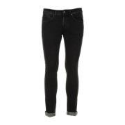 Dondup Svart George Jeans Black, Herr