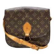 Louis Vuitton Vintage Pre-owned Canvas crossbodyvskor Brown, Dam