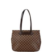 Louis Vuitton Vintage Pre-owned Canvas handvskor Brown, Dam