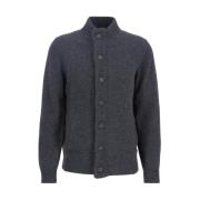 Barbour Essential Patch Zip Sweater Blue, Herr