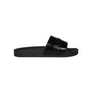 Dsquared2 Svarta Slides med präglat logotyp Black, Herr