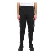 Hugo Boss Fleece Sweatpants med Dragsko i Midjan Black, Herr