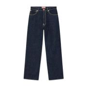 Kenzo Marinblå Relaxed Fit Vintage Jeans Blue, Herr