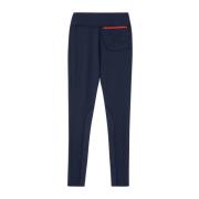 Kenzo Marinblå Sport Leggings med Logo Blue, Dam