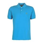 Lacoste Klassisk Bomullspolo - Blå Blue, Herr