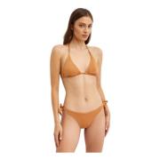 Max Mara Orange Triangel Bikini Topp Orange, Dam