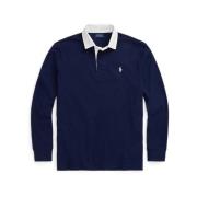 Ralph Lauren Blå Polo Skjorta med Broderad Logotyp Blue, Herr