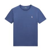 Ralph Lauren Klassiskt Broderat Logotyp T-Shirt Blue, Herr