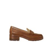 Ralph Lauren Bruna läderloafers Wern Brown, Dam