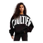 Jean Paul Gaultier Svart Logosweatshirt Black, Dam