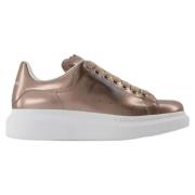 Alexander McQueen Laeder sneakers Beige, Dam