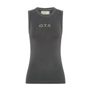 One Teaspoon Grå Tank Top Utrustning Gray, Dam