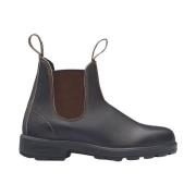 Blundstone Bruna läderankelstövlar unisex Brown, Herr