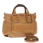 Chloé Pre-owned Pre-owned Laeder handvskor Brown, Dam