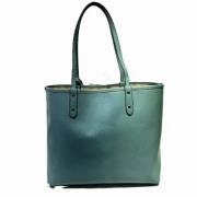 Coach Pre-owned Pre-owned Canvas axelremsvskor Blue, Dam