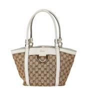 Gucci Vintage Pre-owned Canvas totevskor Beige, Dam