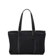 Coach Pre-owned Pre-owned Canvas axelremsvskor Black, Dam