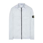 Stone Island Himmelblå Overshirt Urban Flair Blue, Herr